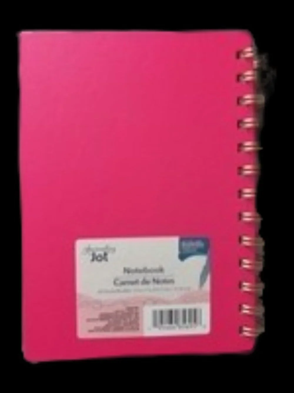 Pink Spiral Notebook Journal 